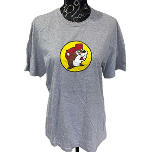 Buc-ee's NWT Gray Howdy‎ Tee Shirt